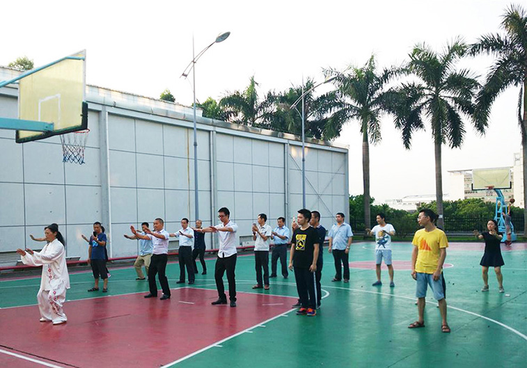 Tai chi chuan Professional Course Carried out in BanTian Factory